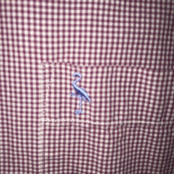 Tailorbyrd 1930 Collection Gingham Check Button Down Shirt Large Short Sleeve - Picture 4 of 11